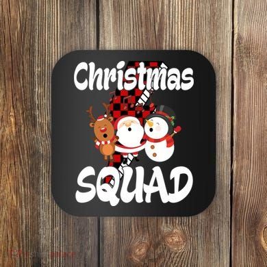 Christmas Squad Cute Holiday Musical Coaster