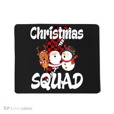 Christmas Squad Cute Holiday Musical Mousepad