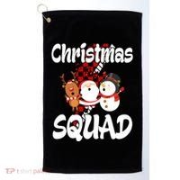 Christmas Squad Cute Holiday Musical Golf Towel thumb 0