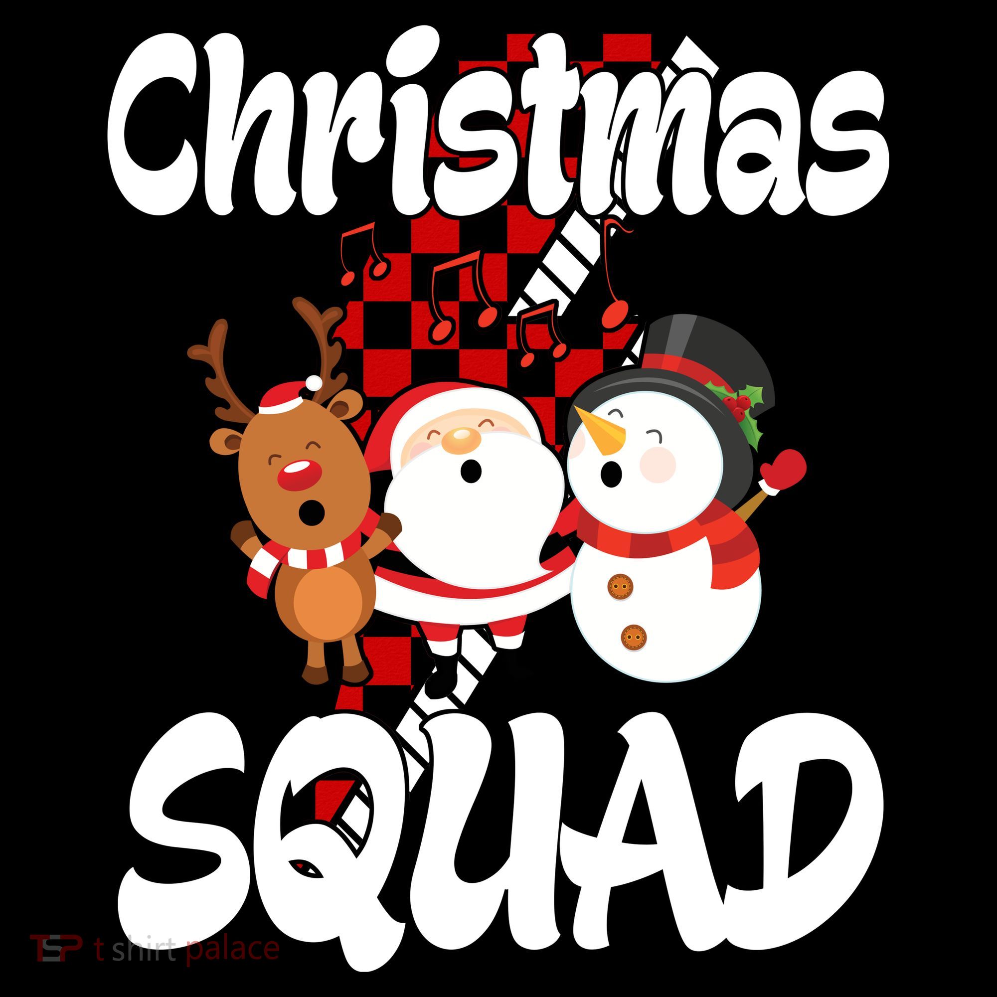 Christmas Squad Cute Holiday Musical Visor