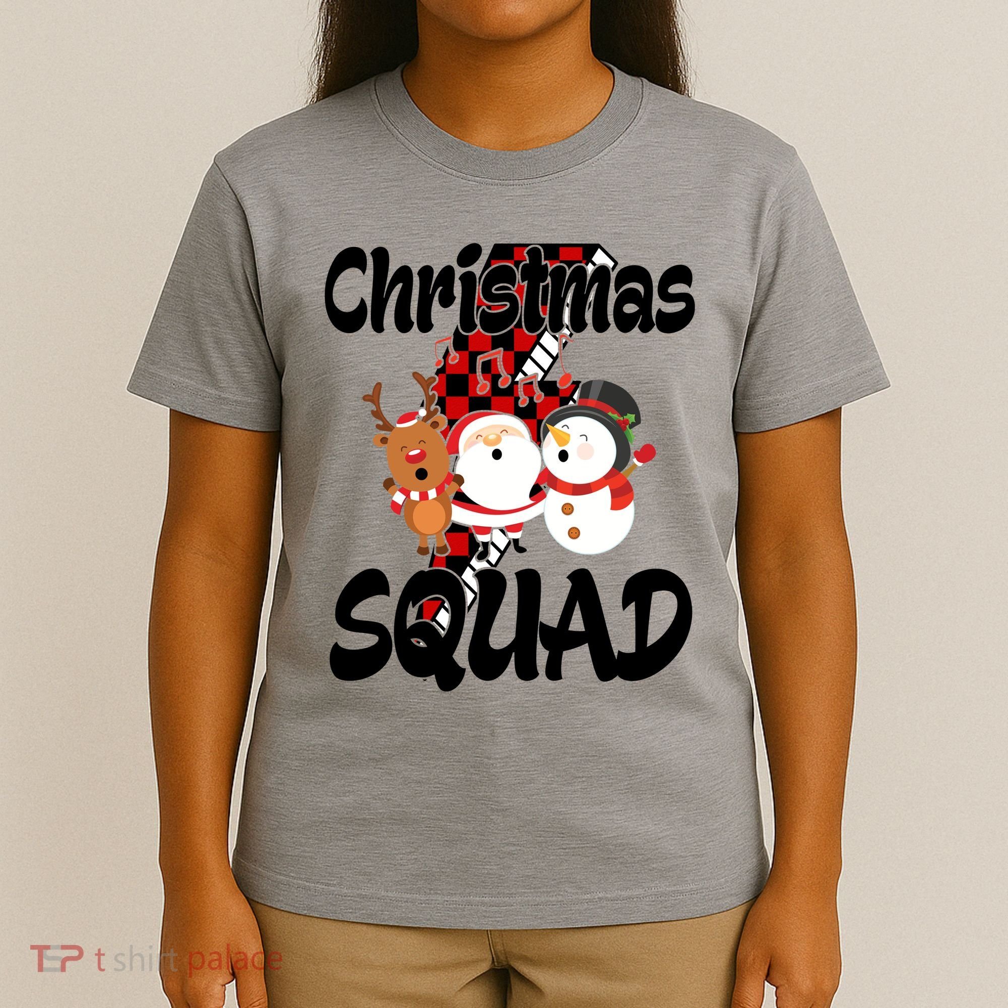 Christmas Squad Cute Holiday Musical T-Shirt