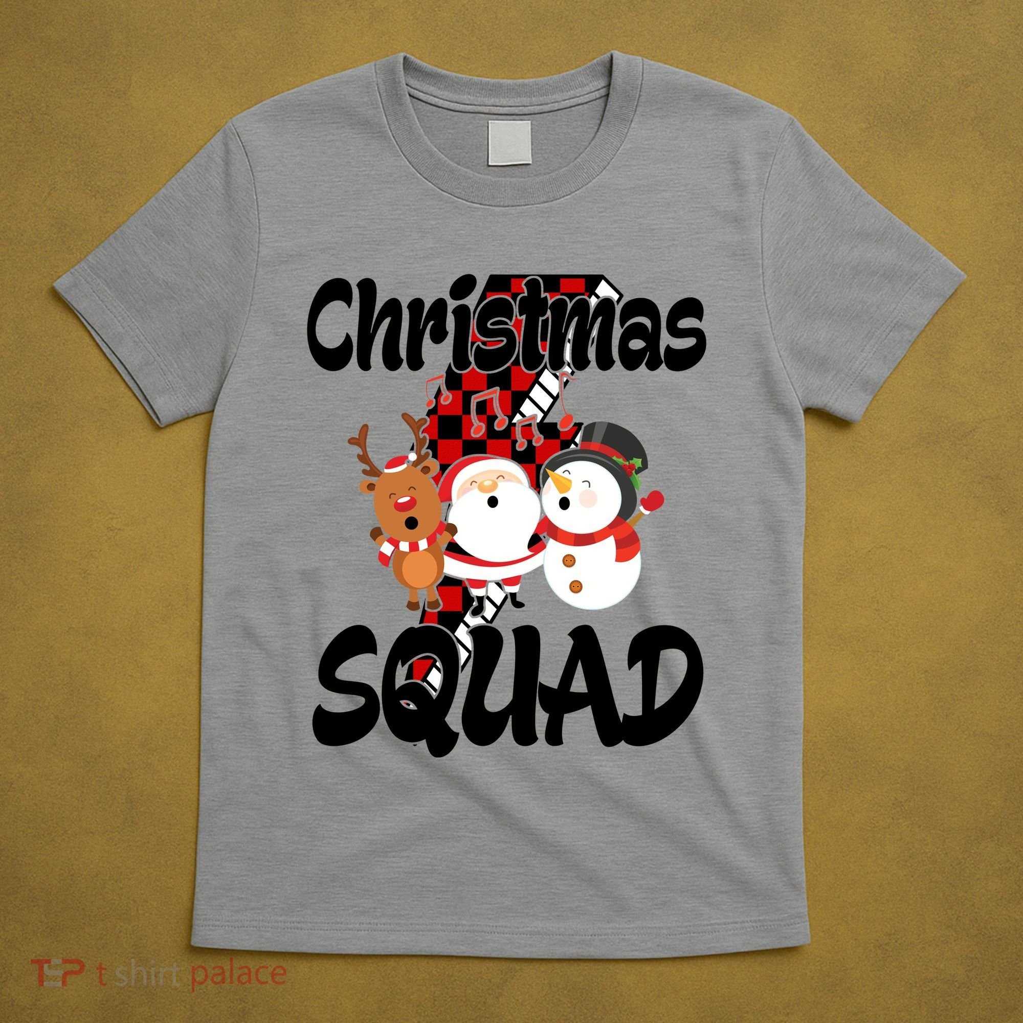 Christmas Squad Cute Holiday Musical T-Shirt