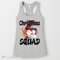 Christmas Squad Cute Holiday Musical Women's Tank Top thumb 0
