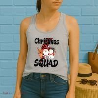 Christmas Squad Cute Holiday Musical Women's Tank Top thumb 2
