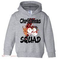 Christmas Squad Cute Holiday Musical Toddler Hoodie thumb 0