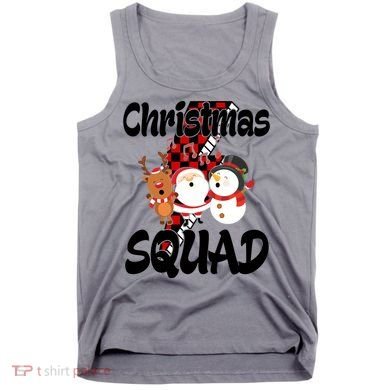 Christmas Squad Cute Holiday Musical Tank Top