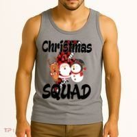 Christmas Squad Cute Holiday Musical Tank Top thumb 3
