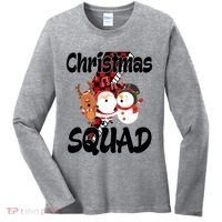 Christmas Squad Cute Holiday Musical Women's Long Sleeve Shirt thumb 0