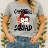 Christmas Squad Cute Holiday Musical Women's T-Shirt thumb 2