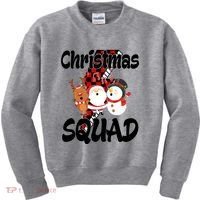 Christmas Squad Cute Holiday Musical Kids Sweatshirt thumb 0
