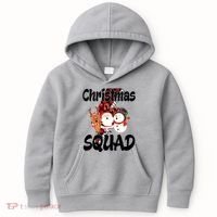 Christmas Squad Cute Holiday Musical Kids Hoodie thumb 0