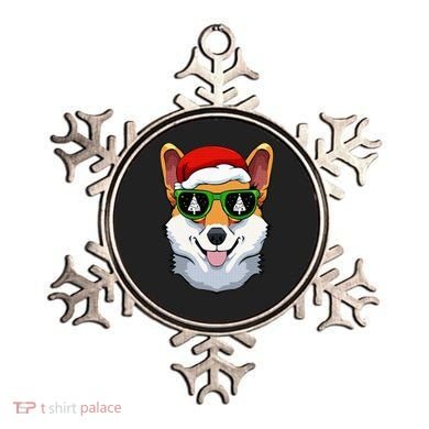 Corgi Sunglasses Christmas Pajama Dog Santa Hat XMas Tree Ornament