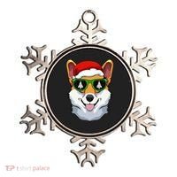 Corgi Sunglasses Christmas Pajama Dog Santa Hat XMas Tree Ornament thumb 0
