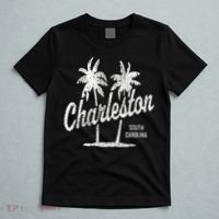 Charleston South Carolina Vintage 70s Palm Trees T-Shirt thumb 5