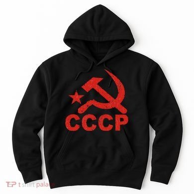 Cccp Soviet Communist Star Hammer Sickle Top Hoodie