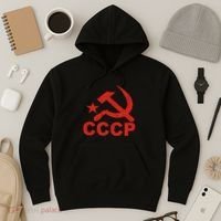 Cccp Soviet Communist Star Hammer Sickle Top Hoodie thumb 3