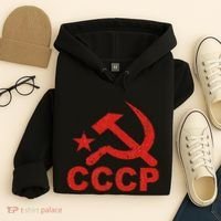 Cccp Soviet Communist Star Hammer Sickle Top Hoodie thumb 4