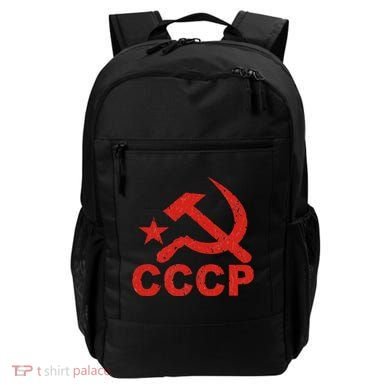 Cccp Soviet Communist Star Hammer Sickle Top Backpack