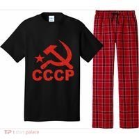 Cccp Soviet Communist Star Hammer Sickle Top Pajama Set thumb 0
