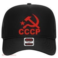 Cccp Soviet Communist Star Hammer Sickle Top Hat thumb 0