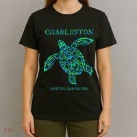 Charleston South Carolina Sea Turtle Souvenir T-Shirt thumb 4