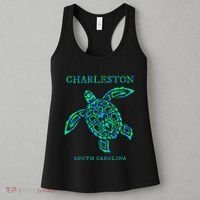 Charleston South Carolina Sea Turtle Souvenir Women's Tank Top thumb 3