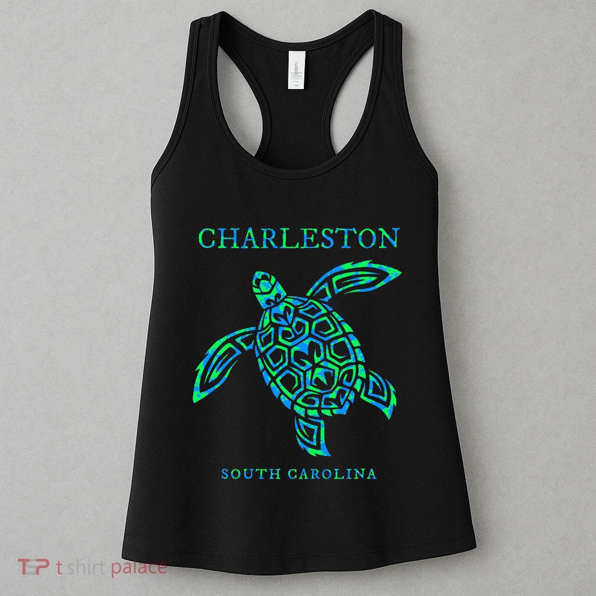 Charleston South Carolina Sea Turtle Souvenir Women's Tank Top