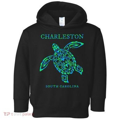 Charleston South Carolina Sea Turtle Souvenir Toddler Hoodie