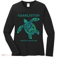 Charleston South Carolina Sea Turtle Souvenir Women's Long Sleeve Shirt thumb 0