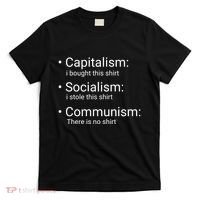 Capitalism Socialism Communism Libertarian Economics Freedom T-Shirt thumb 0