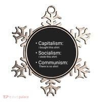 Capitalism Socialism Communism Libertarian Economics Freedom Ornament thumb 0