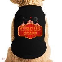 Circus Staff Clown Funny Halloween Costume Women Doggie Tank thumb 0