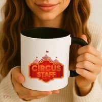 Circus Staff Clown Funny Halloween Costume Women Coffee Mug thumb 3