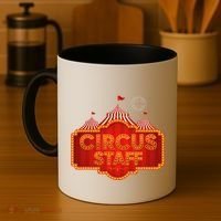 Circus Staff Clown Funny Halloween Costume Women Coffee Mug thumb 4