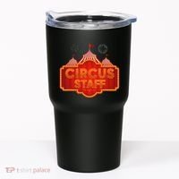 Circus Staff Clown Funny Halloween Costume Women Tumbler thumb 0