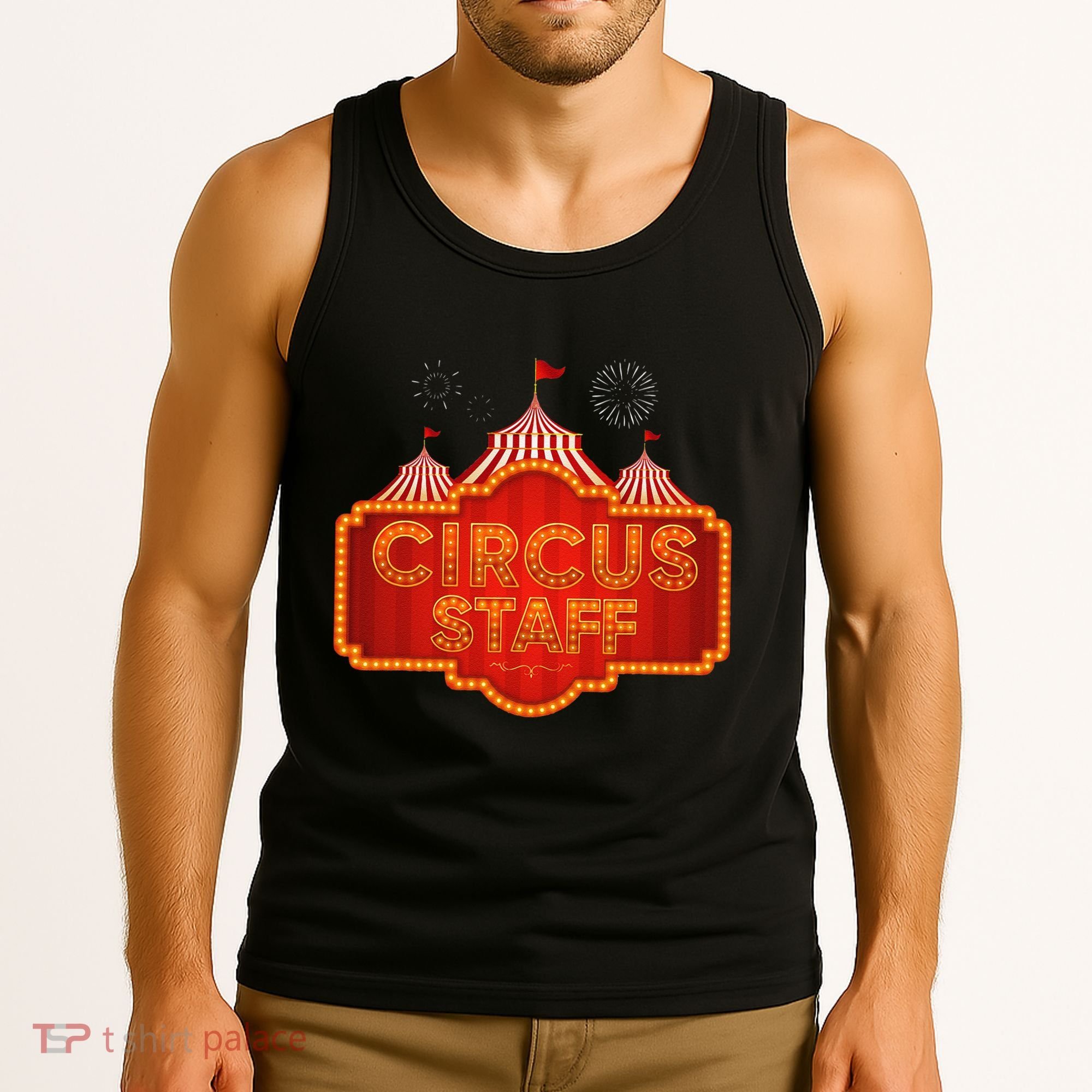 Circus Staff Clown Funny Halloween Costume Women Tank Top