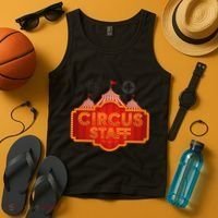 Circus Staff Clown Funny Halloween Costume Women Tank Top thumb 4