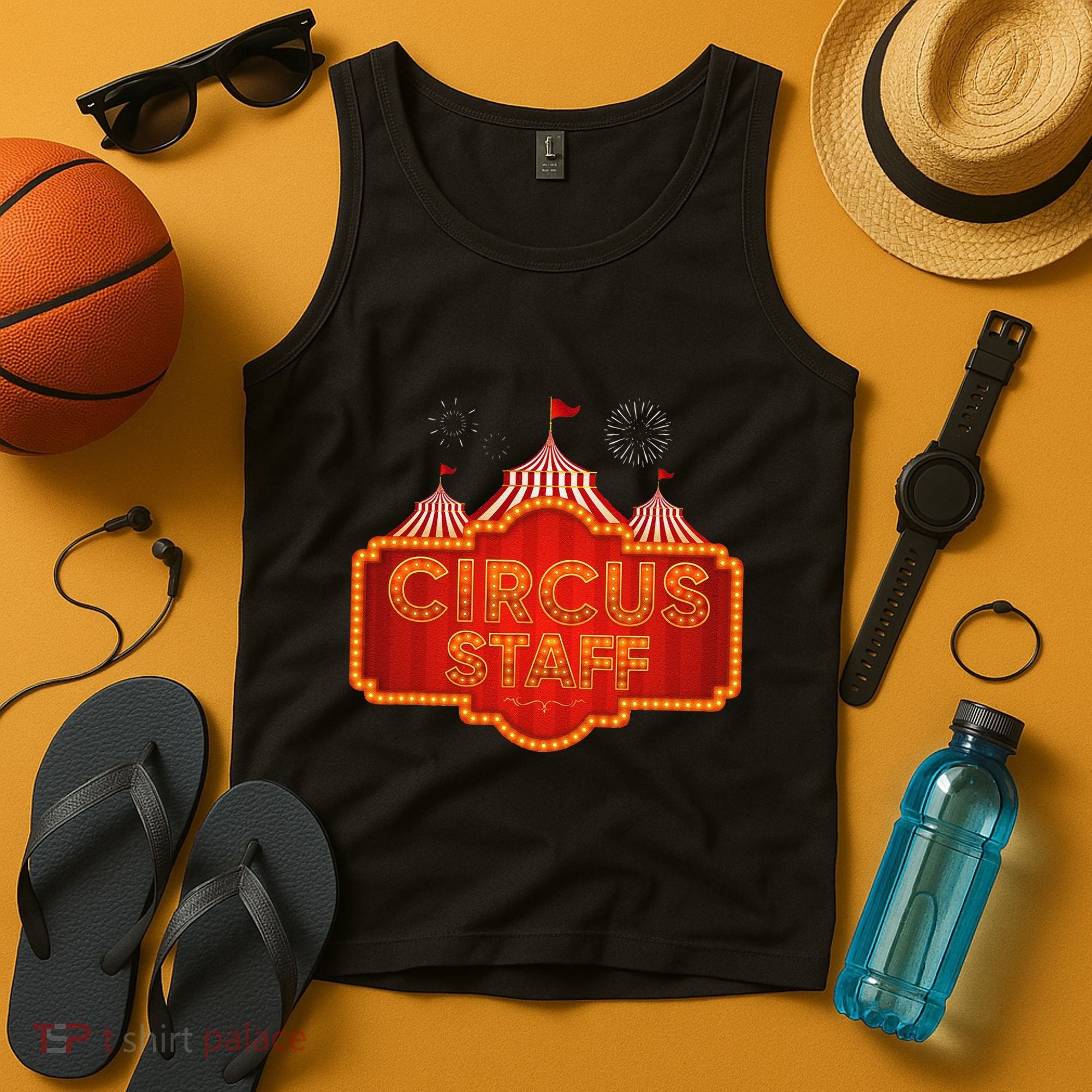 Circus Staff Clown Funny Halloween Costume Women Tank Top