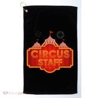 Circus Staff Clown Funny Halloween Costume Women Golf Towel thumb 0