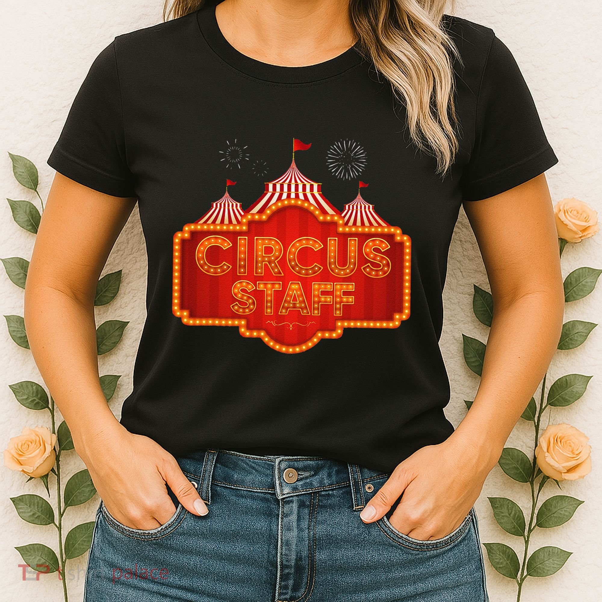 Circus Staff Clown Funny Halloween Costume Women Women's T-Shirt
