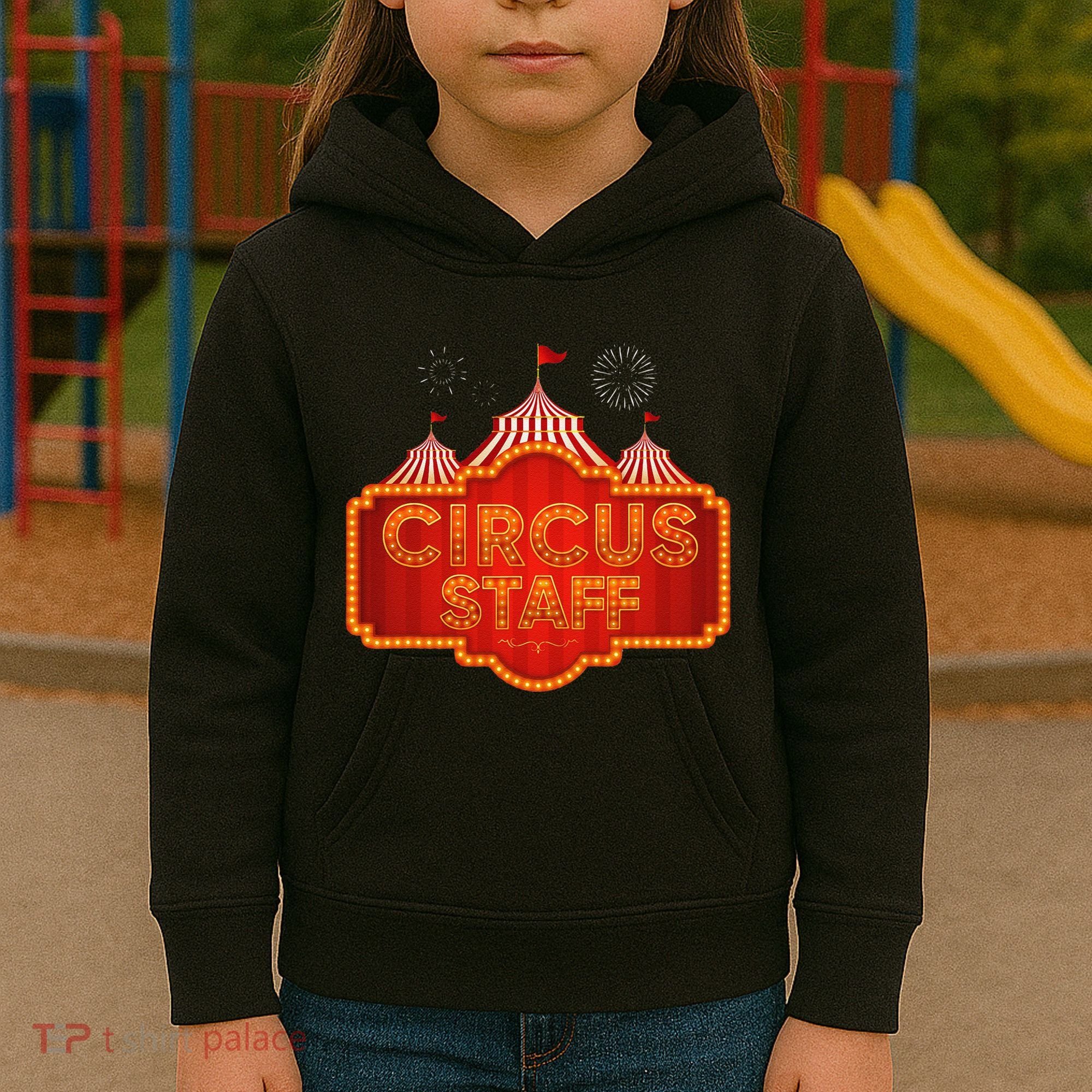 Circus Staff Clown Funny Halloween Costume Women Kids Hoodie