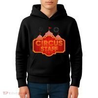 Circus Staff Clown Funny Halloween Costume Women Kids Hoodie thumb 4