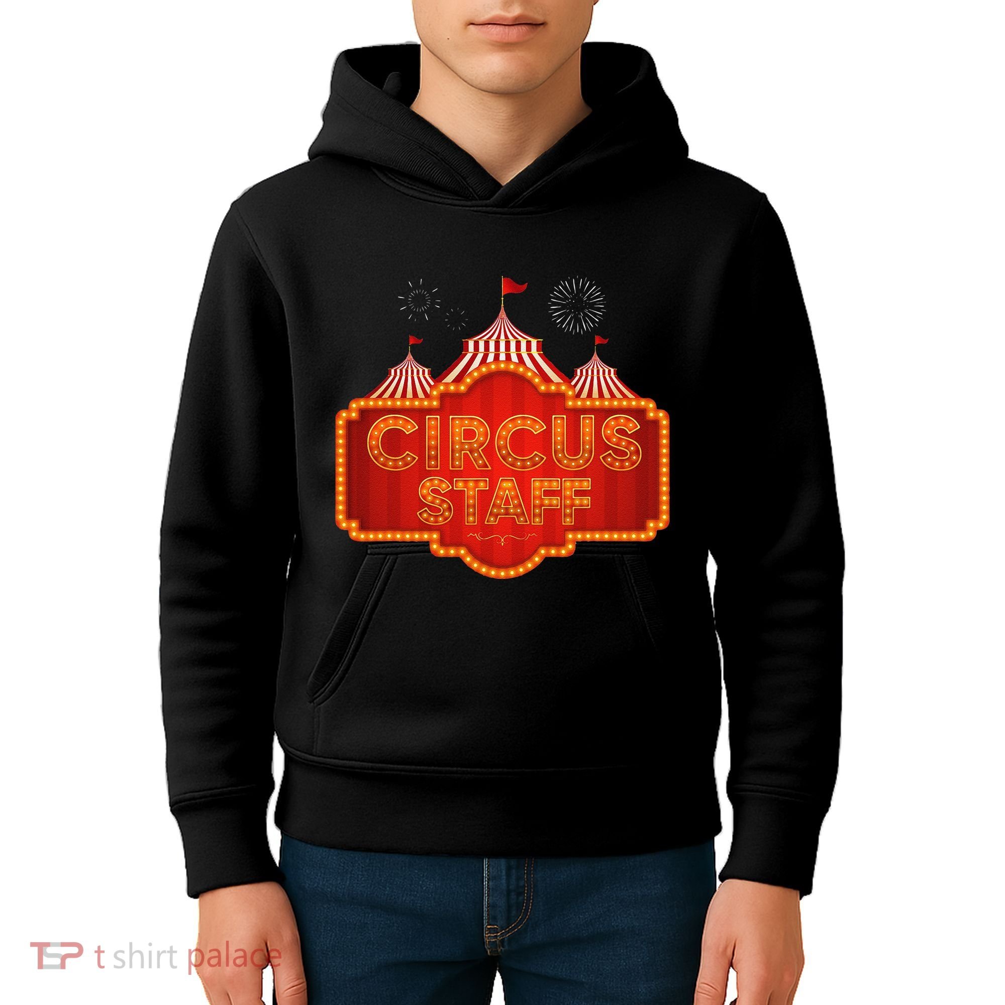 Circus Staff Clown Funny Halloween Costume Women Kids Hoodie