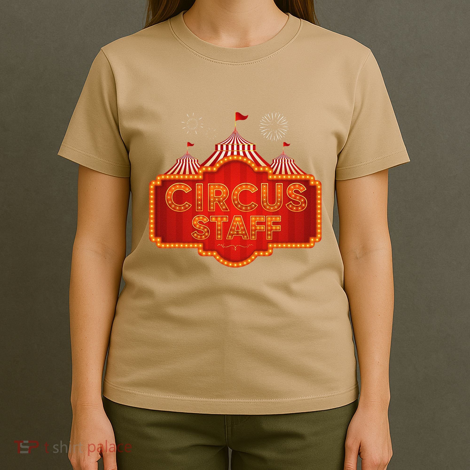 Circus Staff Clown Funny Halloween Costume Women T-Shirt