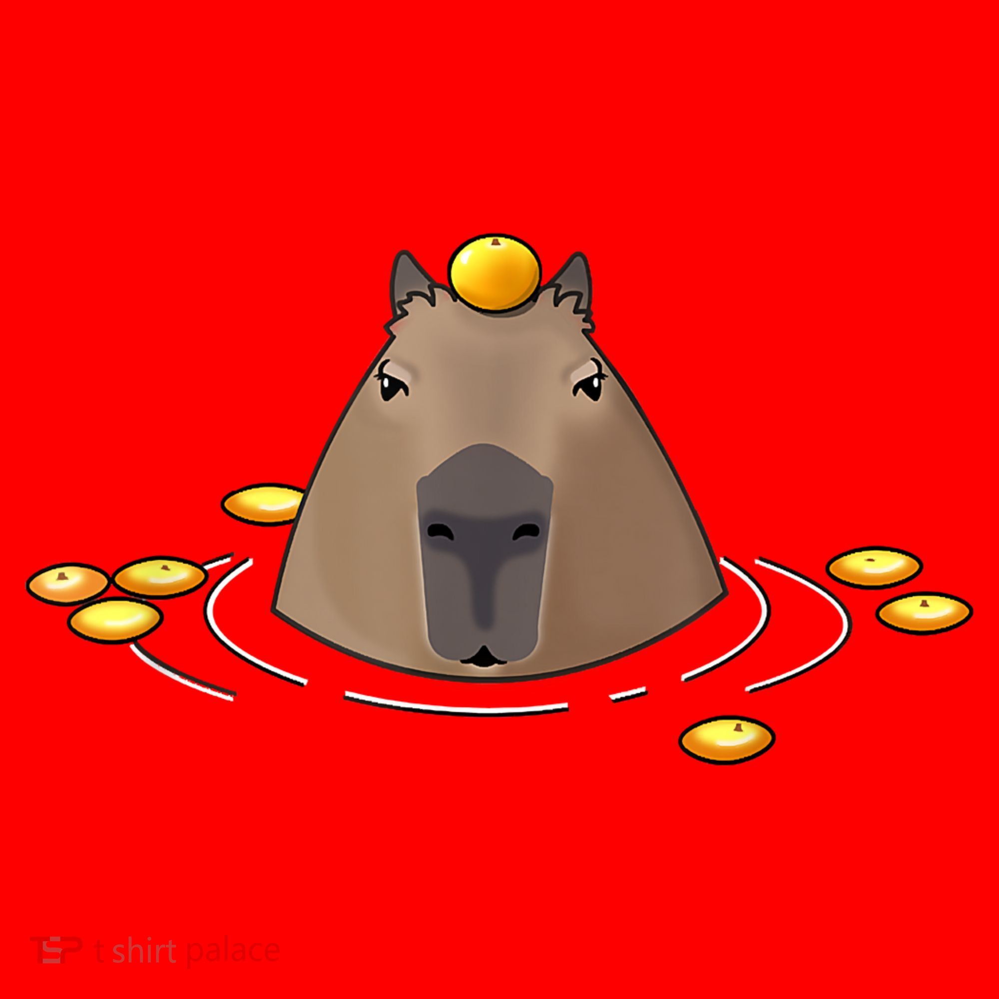 Capybaras Shirt Cute Capybara Santa Hat