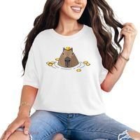 Capybaras Shirt Cute Capybara Comfort Colors T-Shirt thumb 0