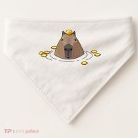 Capybaras Shirt Cute Capybara USA-Made Doggie Bandana thumb 0