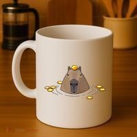 Capybaras Shirt Cute Capybara Coffee Mug thumb 4