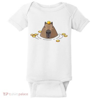 Capybaras Shirt Cute Capybara Baby Bodysuit