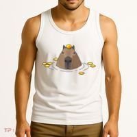 Capybaras Shirt Cute Capybara Tank Top thumb 3
